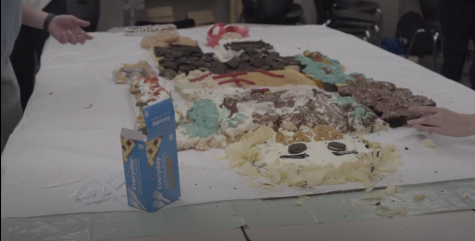 The Frankenstein monster out of cake