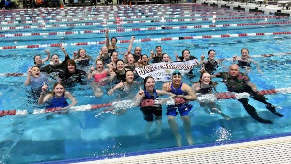 The Pine Creek State Champion Girls Swim and Dive Team 2023. 