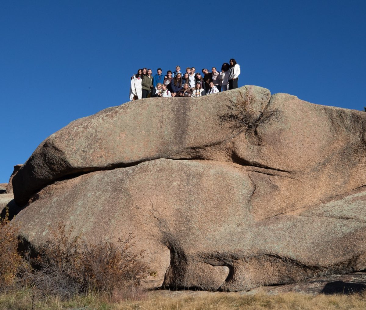 High Trails counselors get together for a group picture